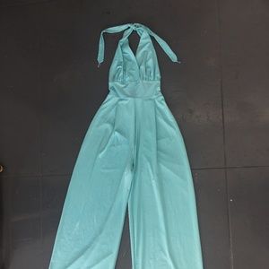 Luminora UV protection murano jumpsuit in aqua
